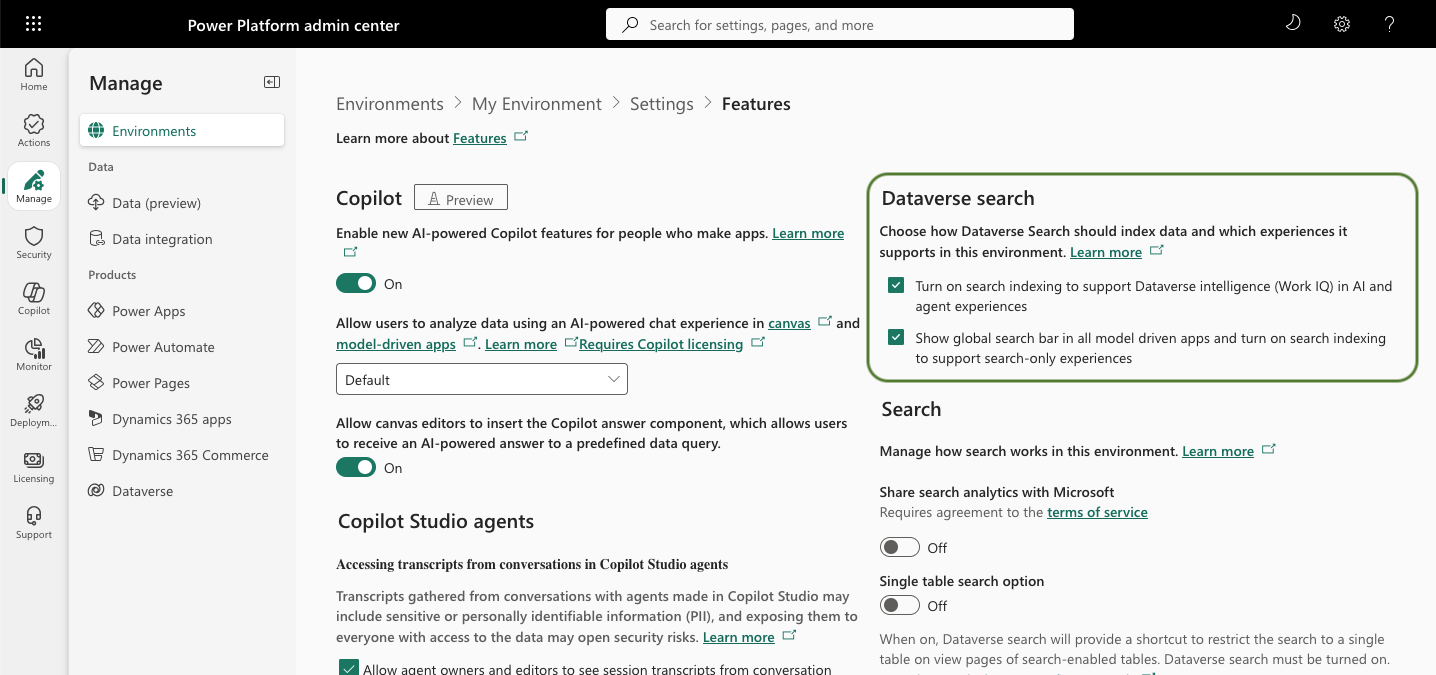 Dynamics Dataverse Search settings new2.png