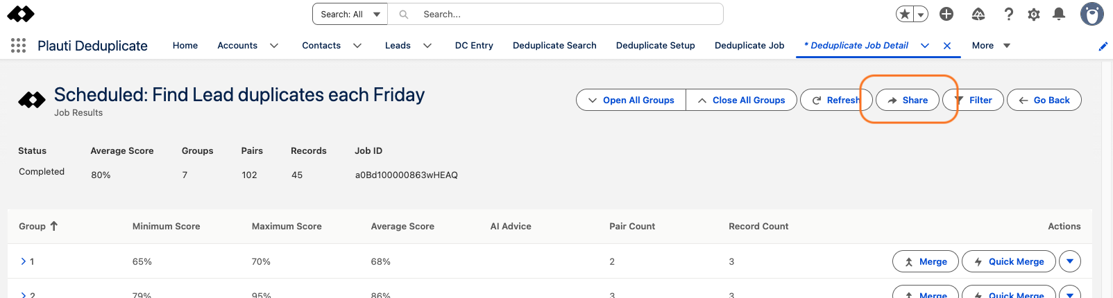 PD job results share button location.png
