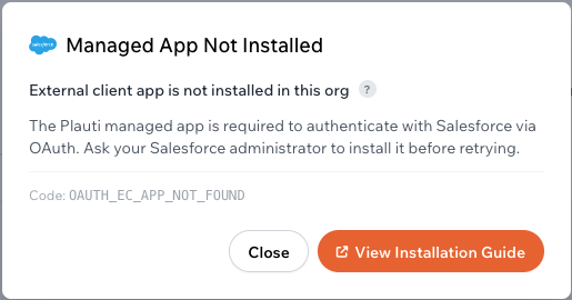 Plauti Apps Managed App Not Installed error.png